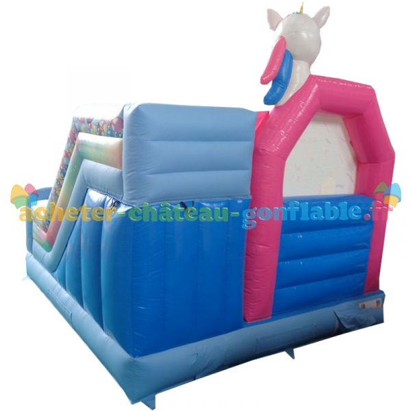Castillo Hinchable Unicornlandia con Tobogán - Imagen 3