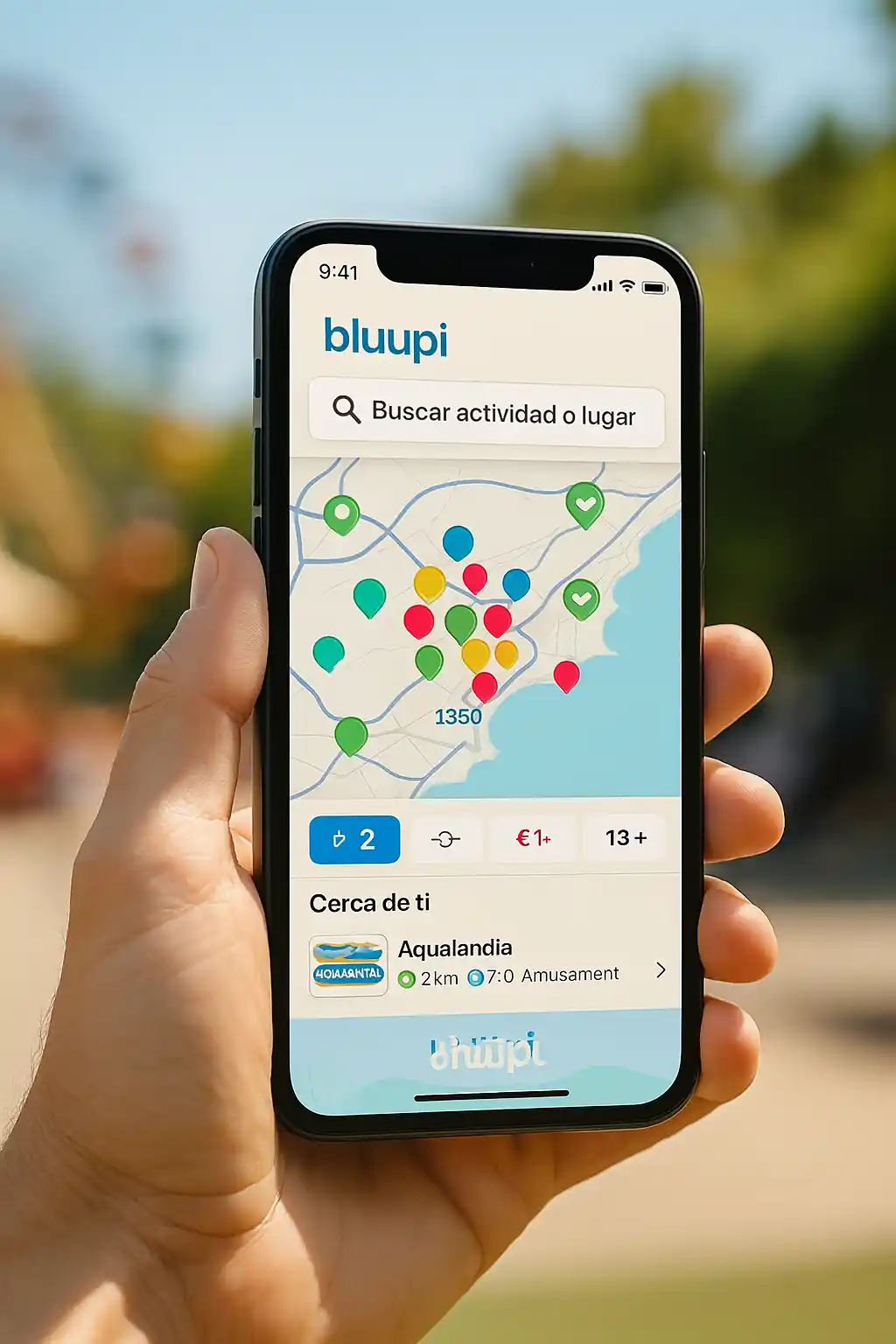 Aplicación familiar Bluupi